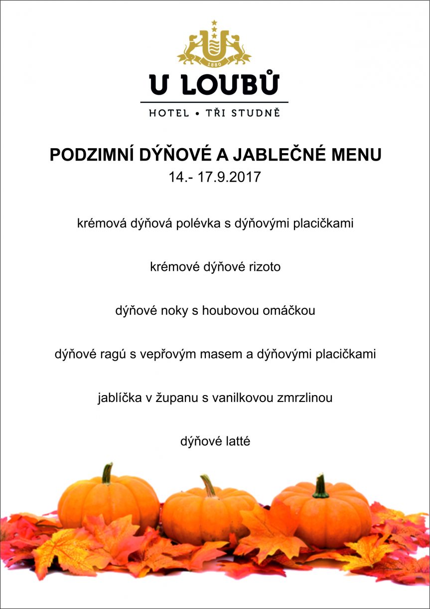 podzimní menu