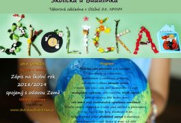 Zápis do Školičky u Budulínka na rok 2018/2019 spojený s oslavou Země