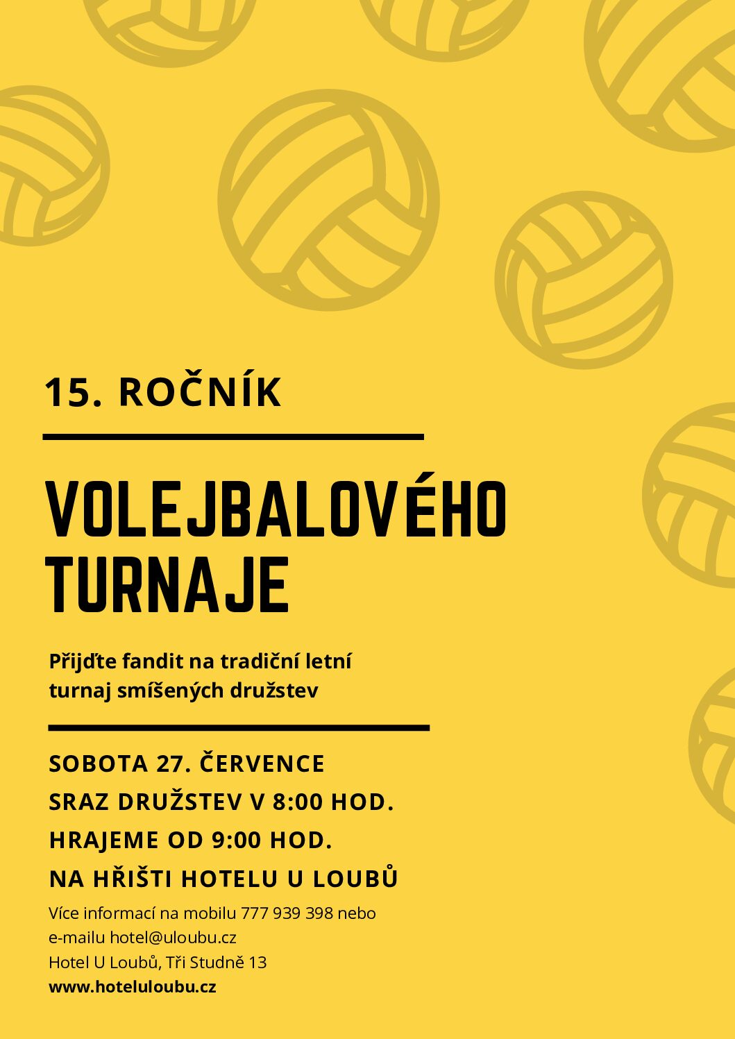 volejbalový turnaj