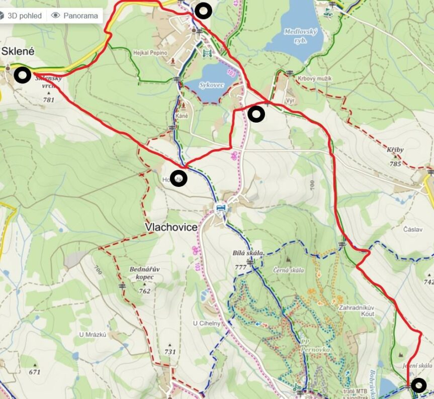 mapka tajný závod 2021