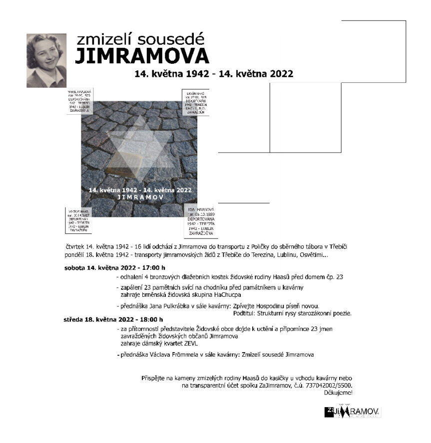 stolpersteine_Haasovi- Jimramov_2022
