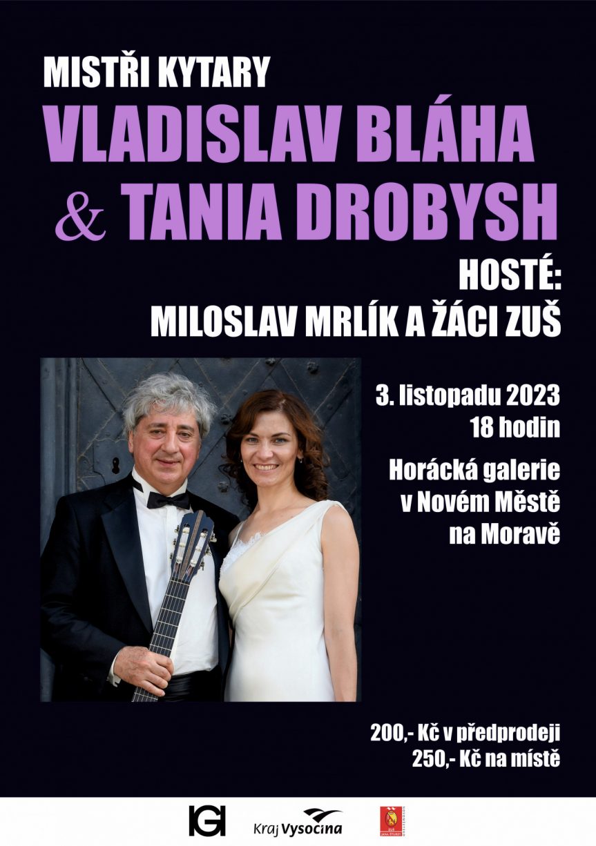 Kytarový koncert Vladislava Bláhy a Miloslava Mrlíka