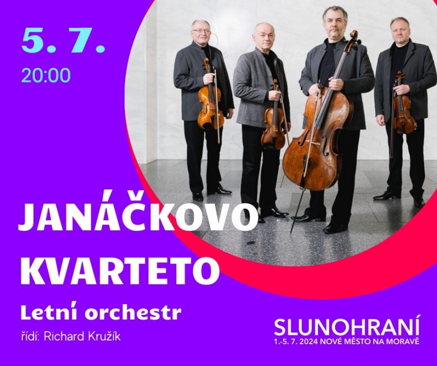 SLUNOHRANÍ: Janáčkovo kvarteto / Letní orchestr