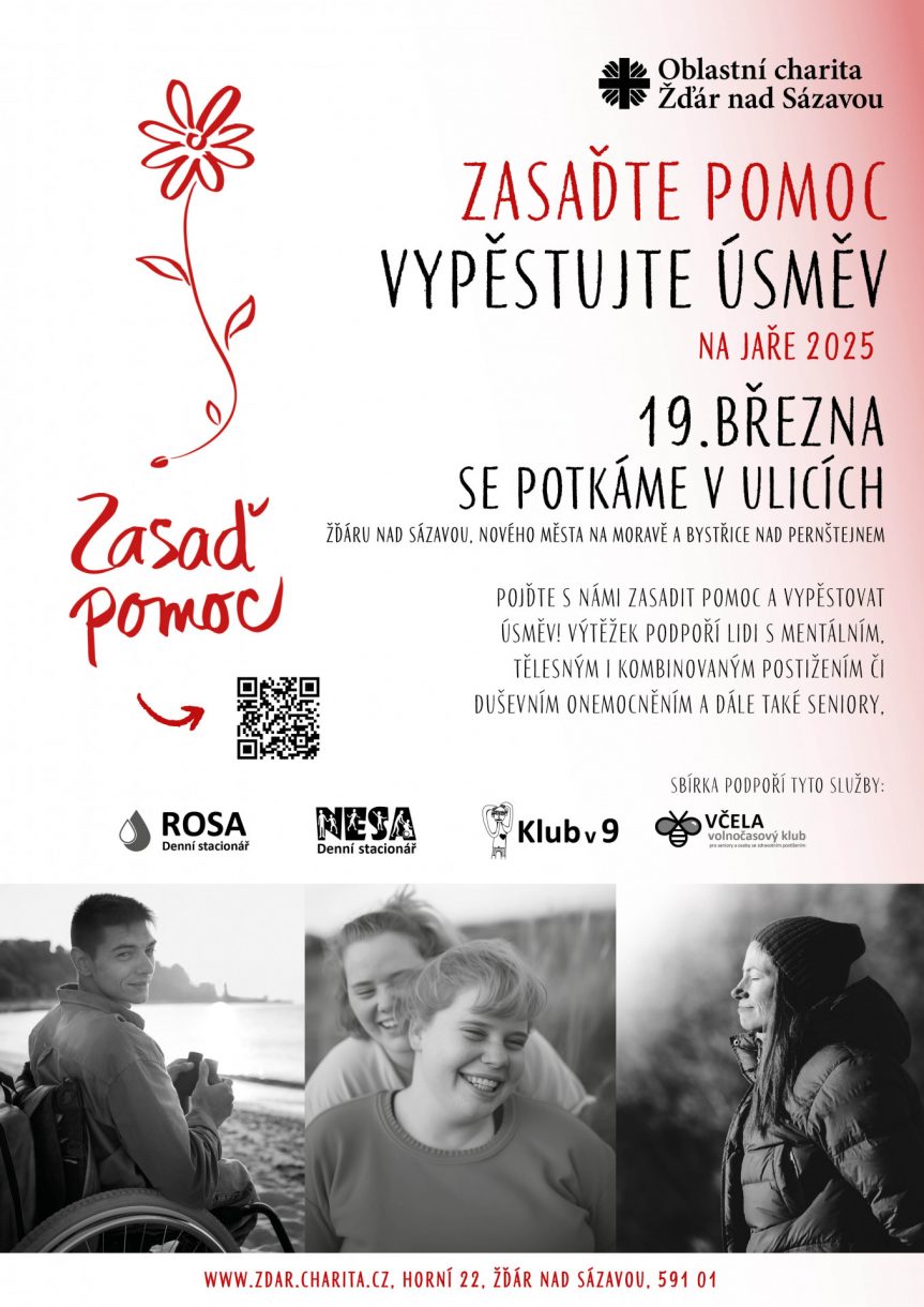 plakat ZASAĎ POMOC