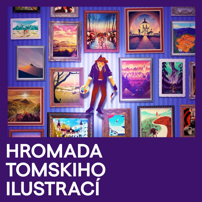 Vernisáž výstavy Hromada Tomskiho ilustrací, Zámecké podkroví