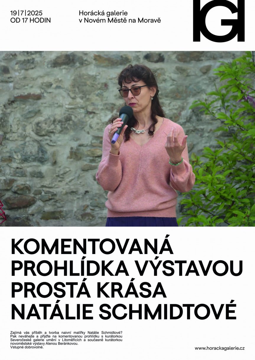 Komentovaná prohlídka s Alenou Beránkovou k výstavě Prostá krása Natálie Schmidtové