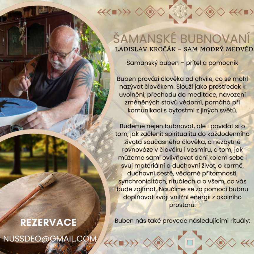 šamanské bubnování bez data