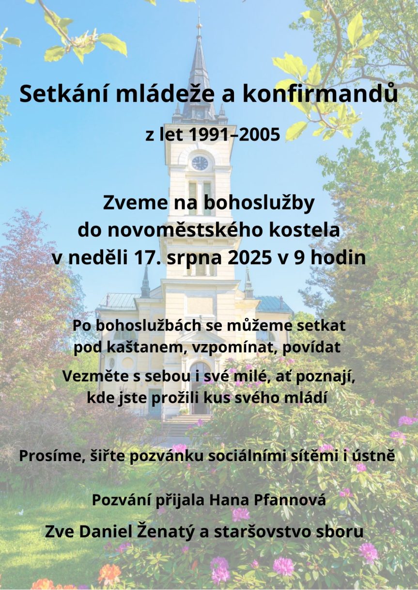 Setkání mládeže a konfirmandů z let 1991-2005