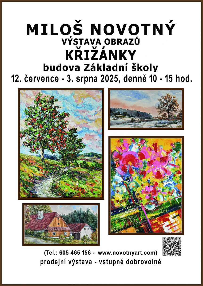 Miloš Novotný – OBRAZY: krajina Vysočiny v mnoha podobách
