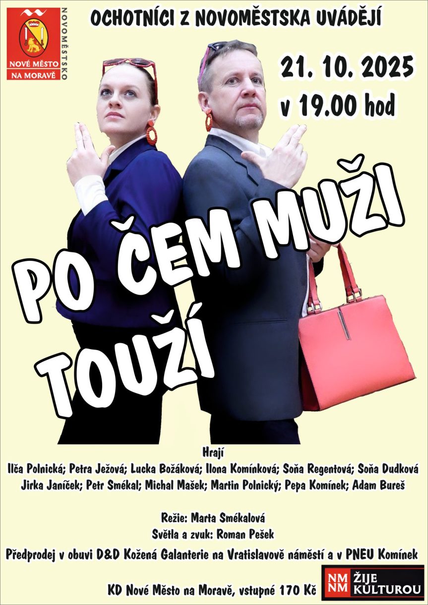Po čem muži touží – benefiční představení