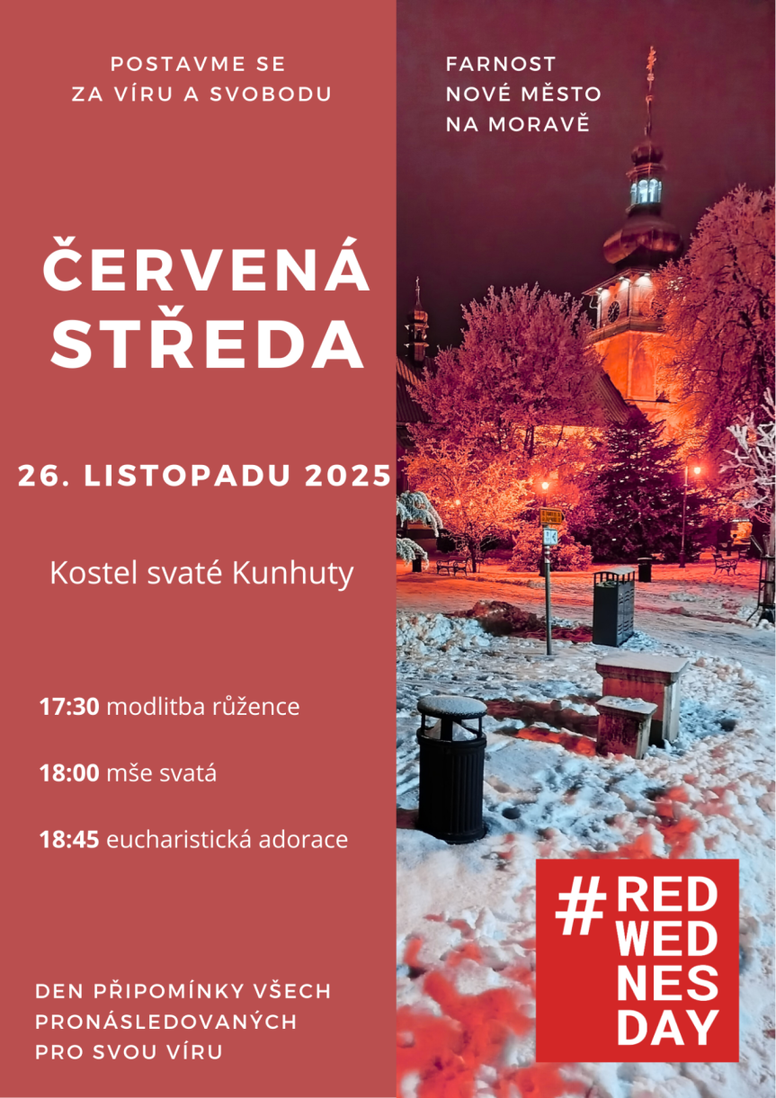 Červená středa v kostele sv. Kunhuty