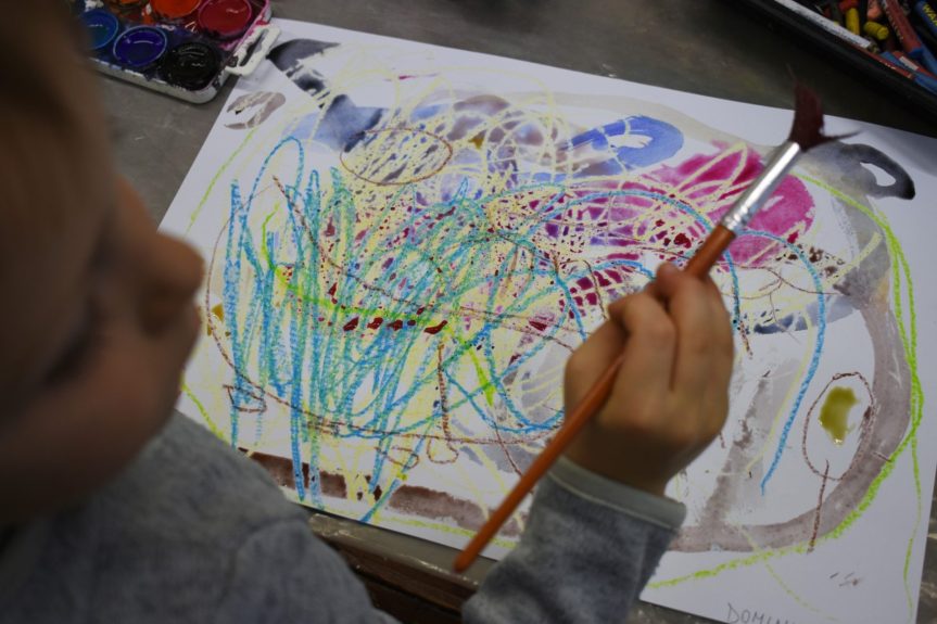 Létací stroje pro dědu a babičku  Herna – dílna pro děti (a rodiče) k výstavě Štěpána Zavřela