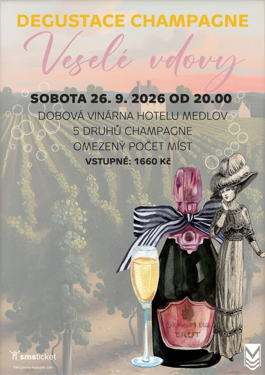 Degustace champagne na Medlově