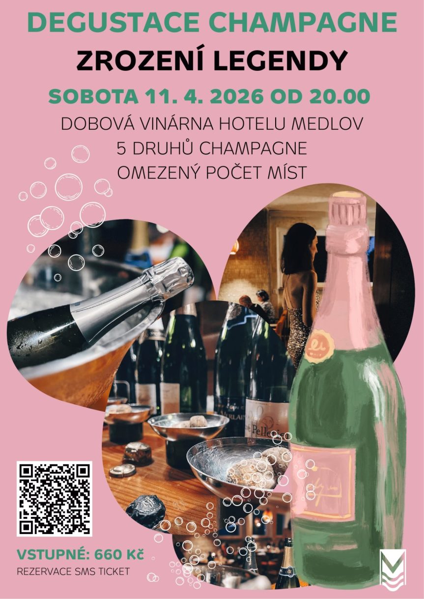 Degustace champagne na Medlově