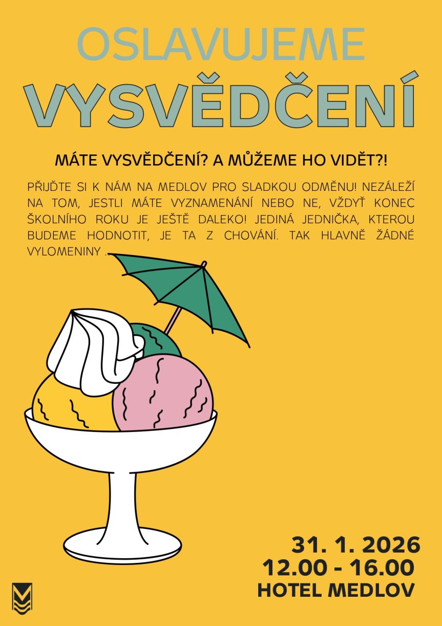 Pohár za vysvědčení na Medlově