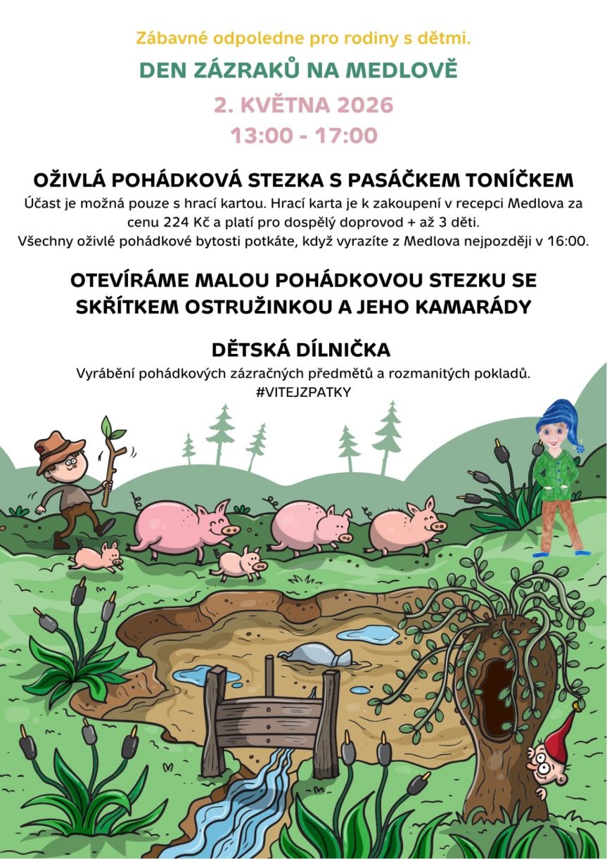 Otevírání pohádkových stezek na Medlově