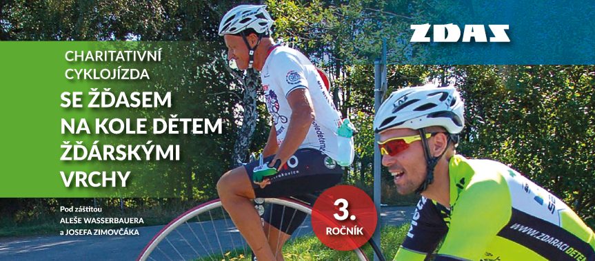 Charitativní cyklojízda SE ŽĎASEM NA KOLE DĚTEM ŽĎÁRSKÝMI VRCHY