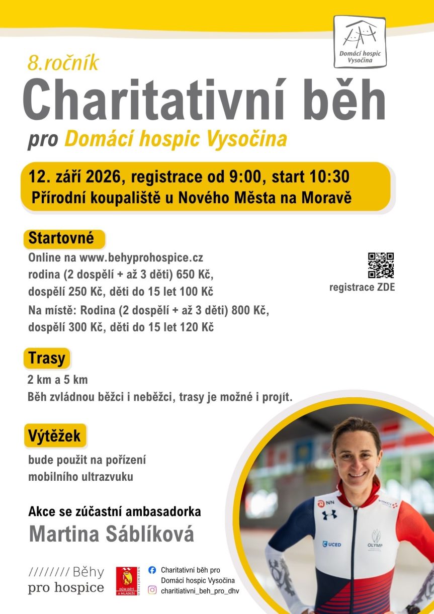 Charitativní běh pro Domácí hospic Vysočina