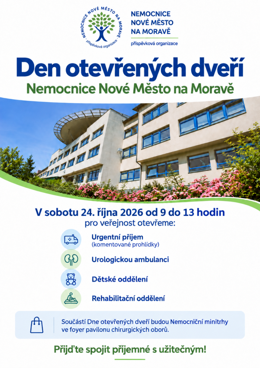 Den otevřených dveří Nemocnice Nové Město na Moravě
